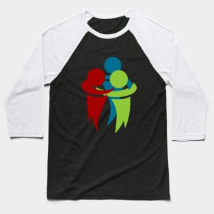 Triangle dance dancing figures Baseball T-Shirt